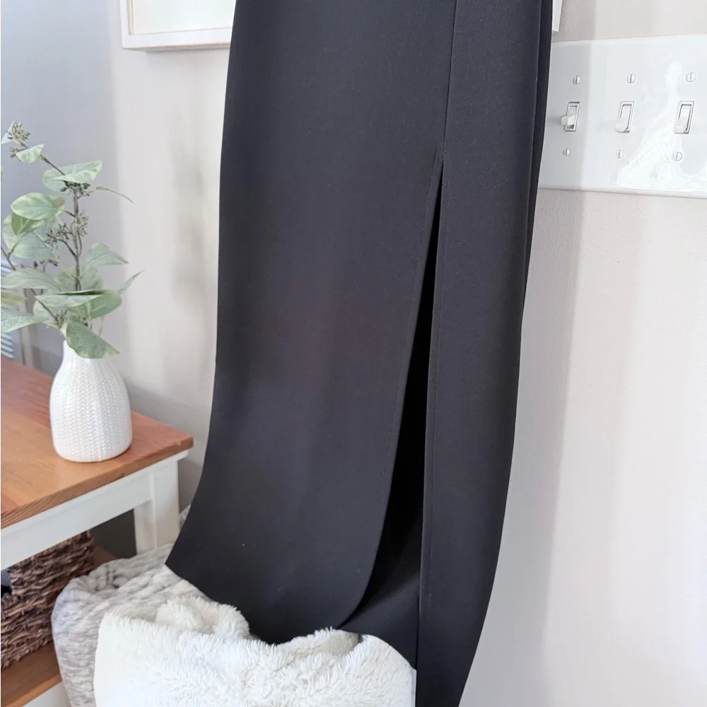 Bec & Bridge Josette Strappy Cut Out Black Midi Evening Cocktail Formal Dress 4